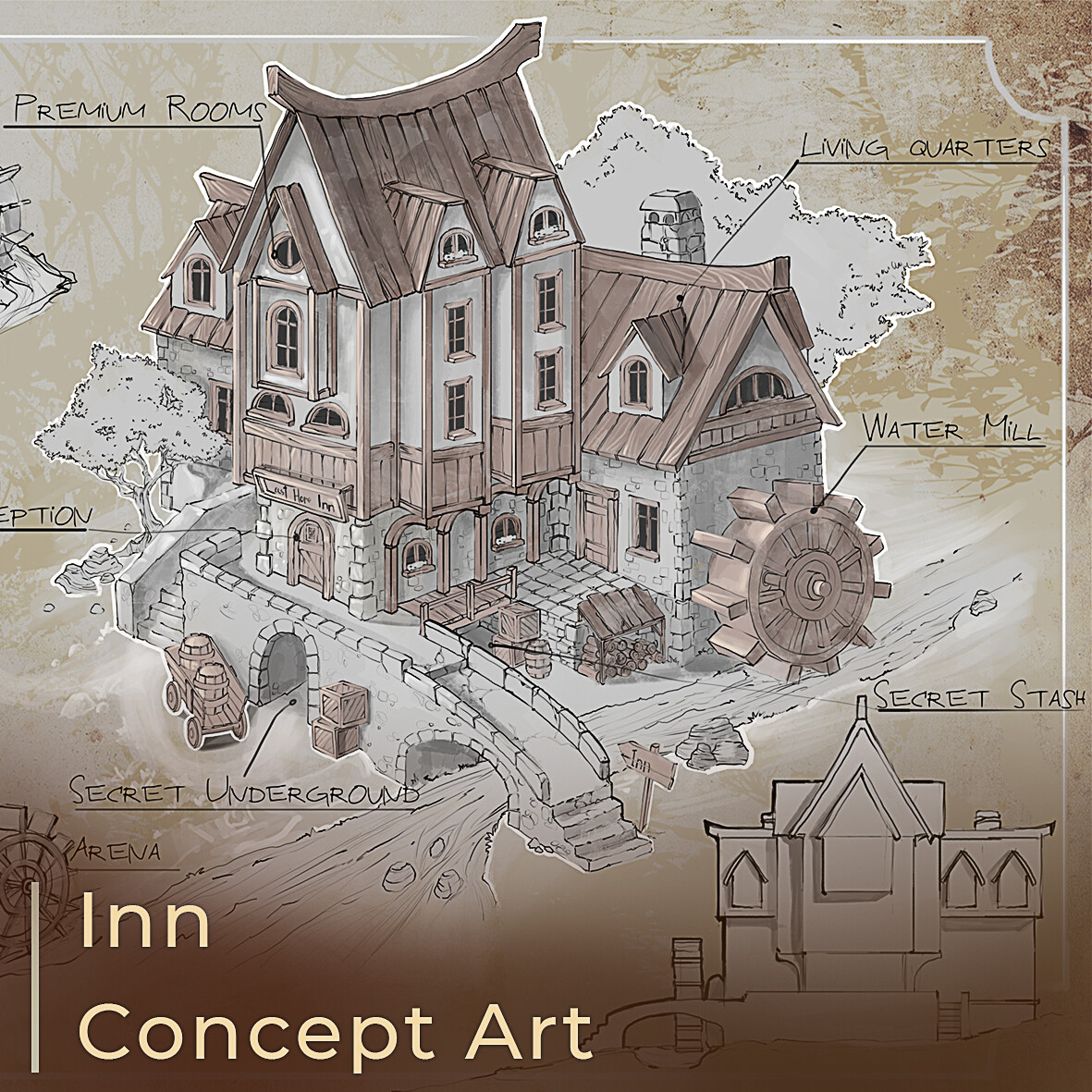 fantasy inn art