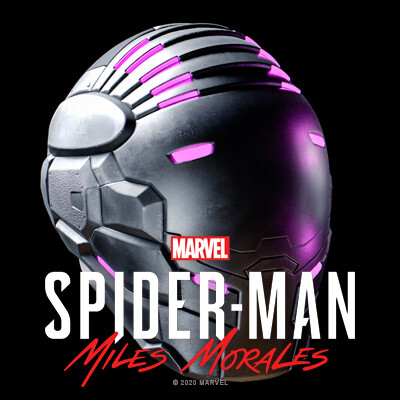 miles morales motorcycle helmet