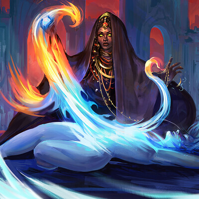 Illustration "Fire Rebirth"