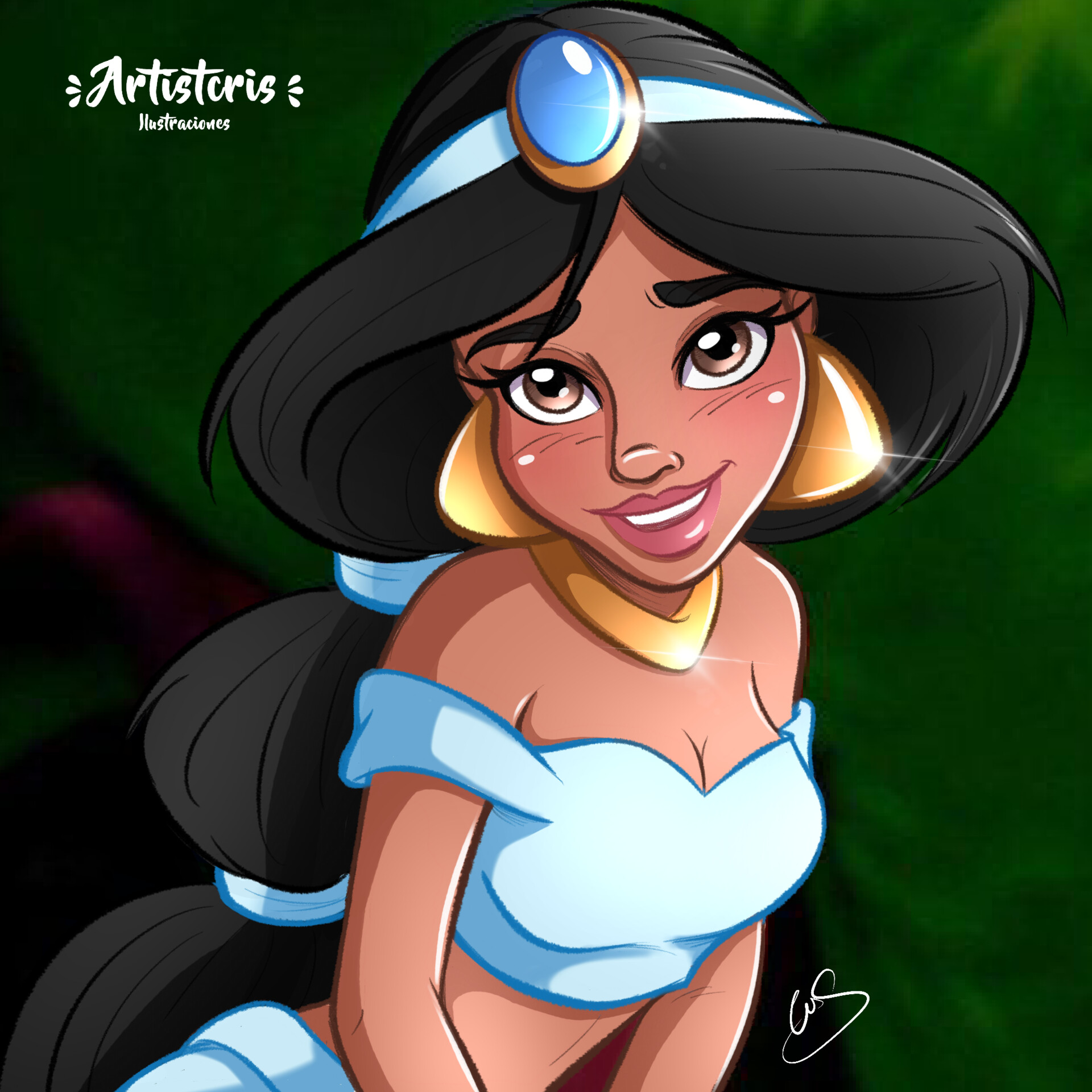 ArtStation - Jasmine (Disney Redraw)