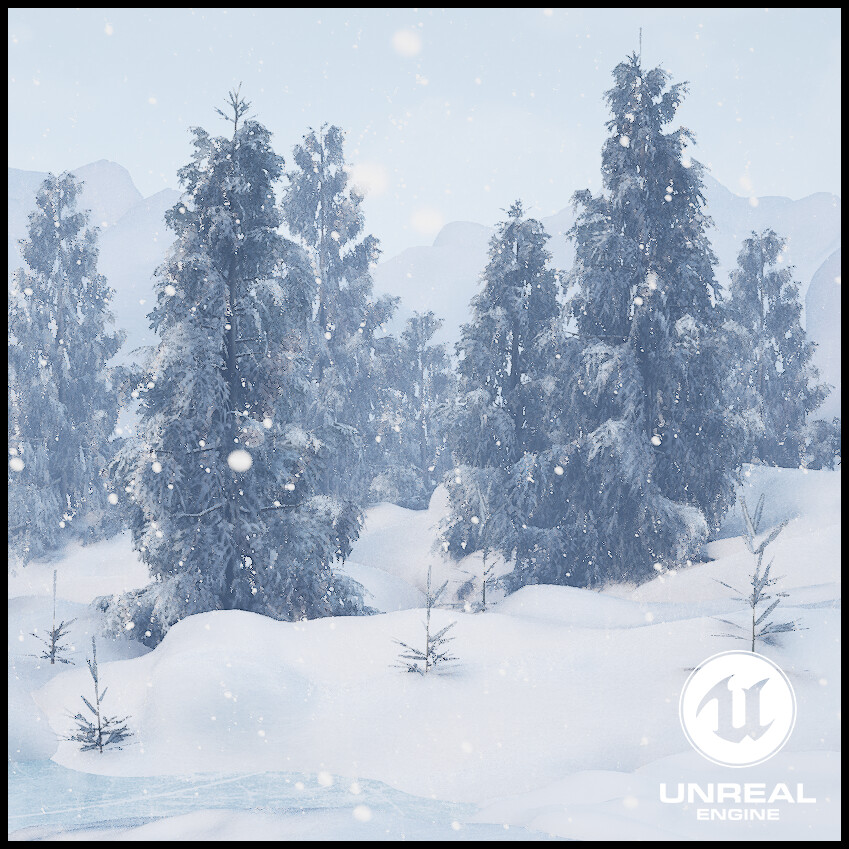 Artstation - One Snowy Day 