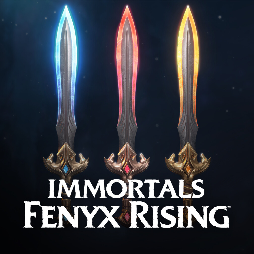 ArtStation Immortals Fenyx Rising Weapons