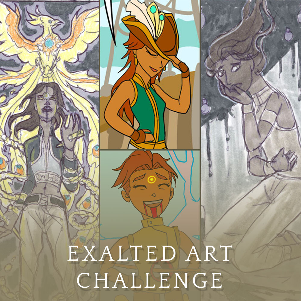 Exalted Art Challenge Collection 7 – Familiar, Mutation, etc.