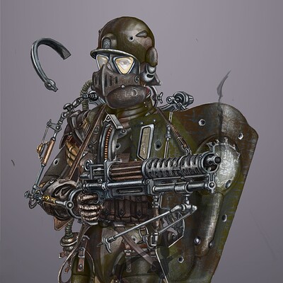 ArtStation - Steam Punk Soldier #2