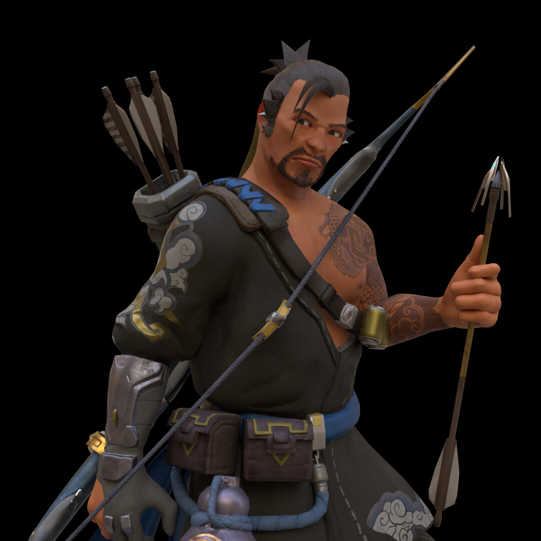 Realistic Styled Hanzo