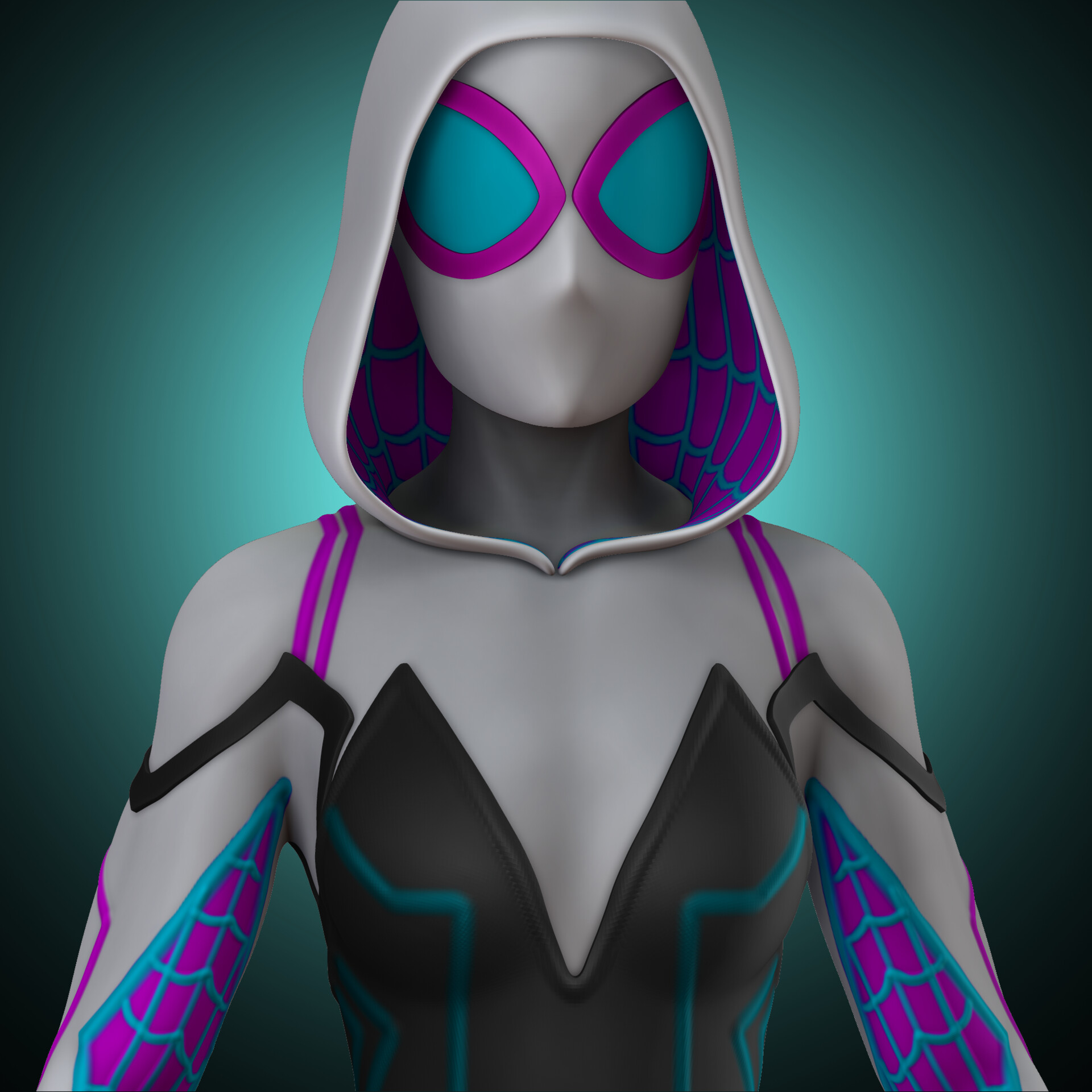 ArtStation - Spider-Gwen // Fan Art, Alex César