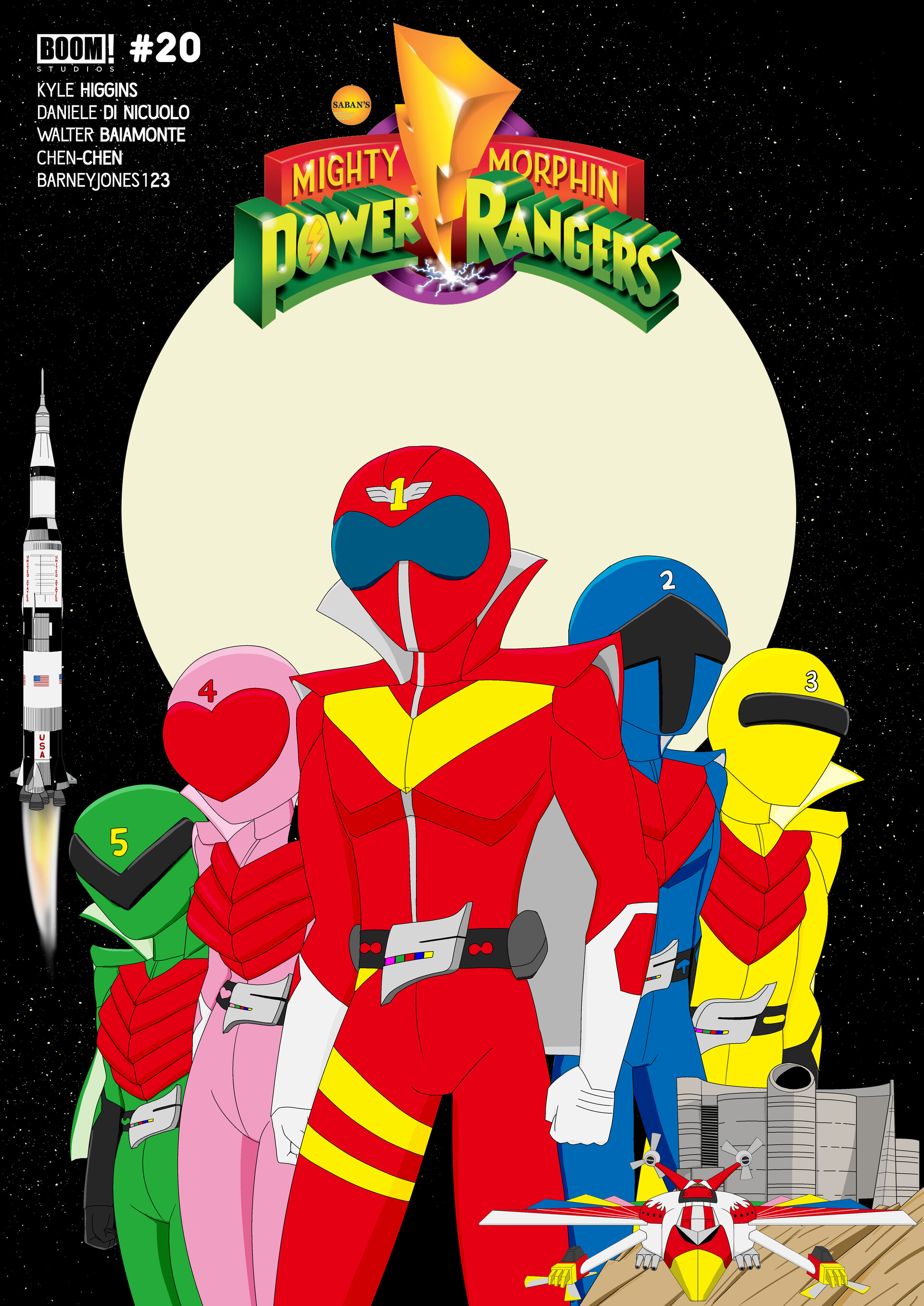 ArtStation - Mighty Morphin Power Rangers alter: 1969
