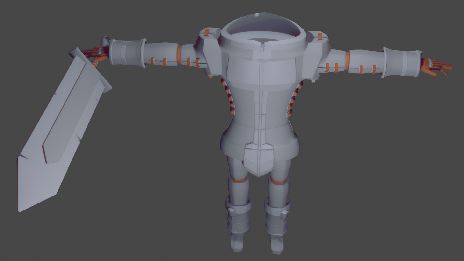 ArtStation - Lowpoly Armor Shell