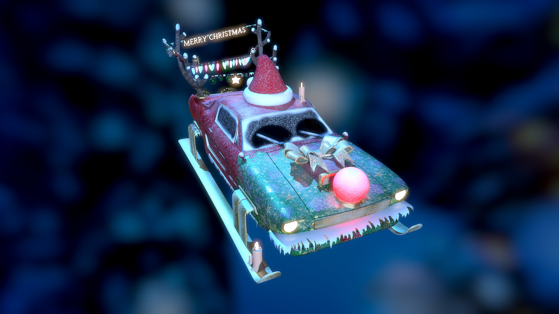 ArtStation Christmas Car