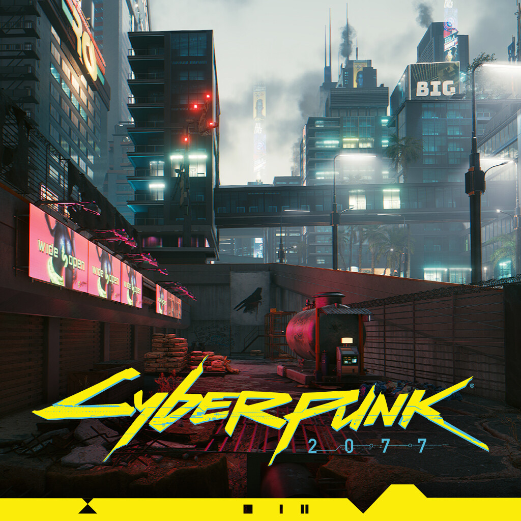 Cyberpunk 2077 - Parking lot
