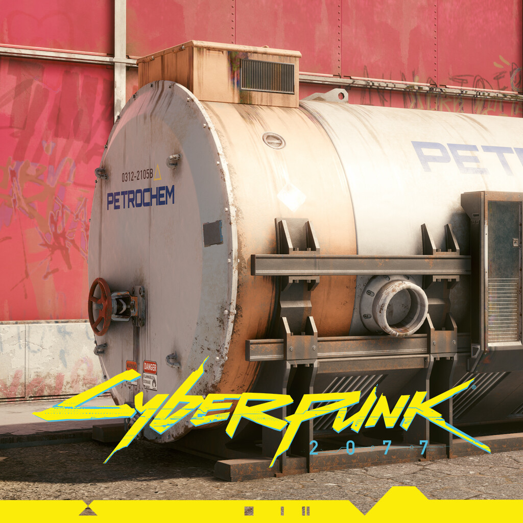 ArtStation Cyberpunk 2077 Fuel tank