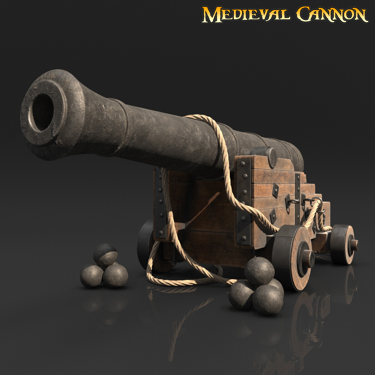 ArtStation - Medieval Cannon