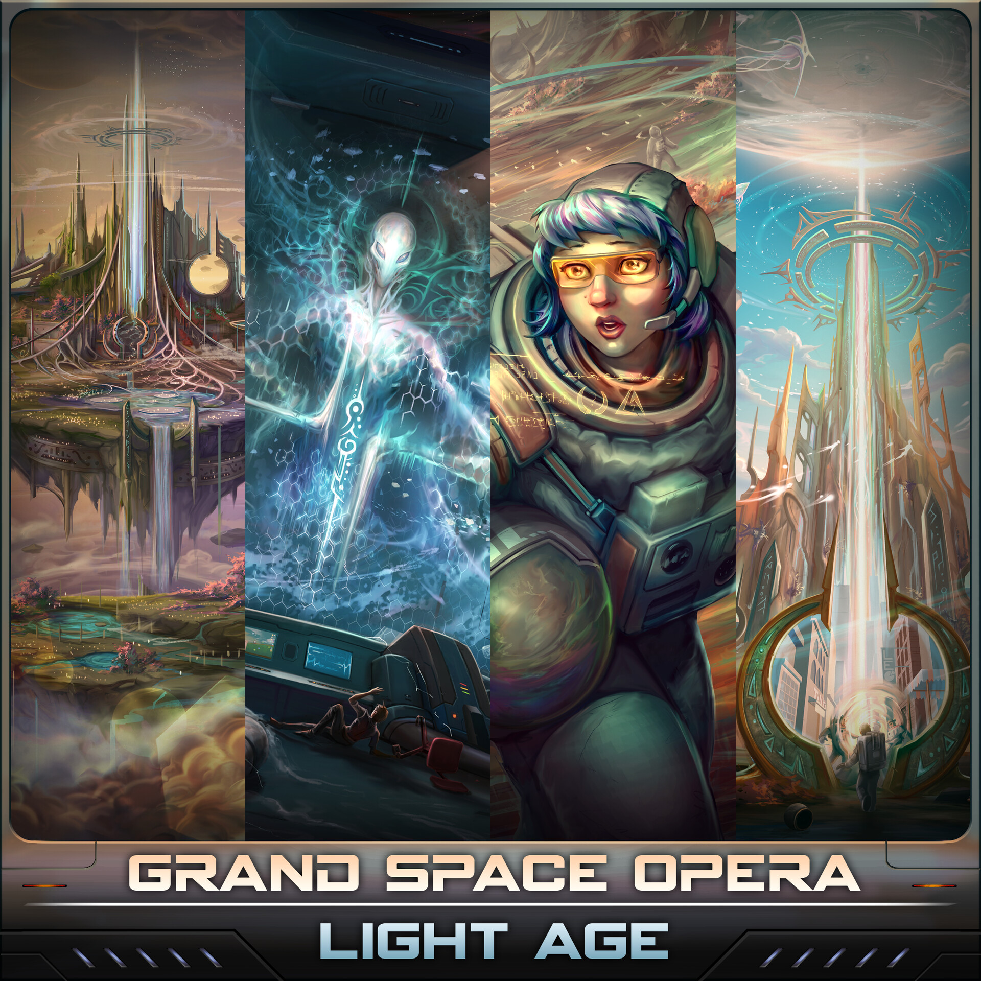 ArtStation 'Grand Space Opera Light Age' Challenge