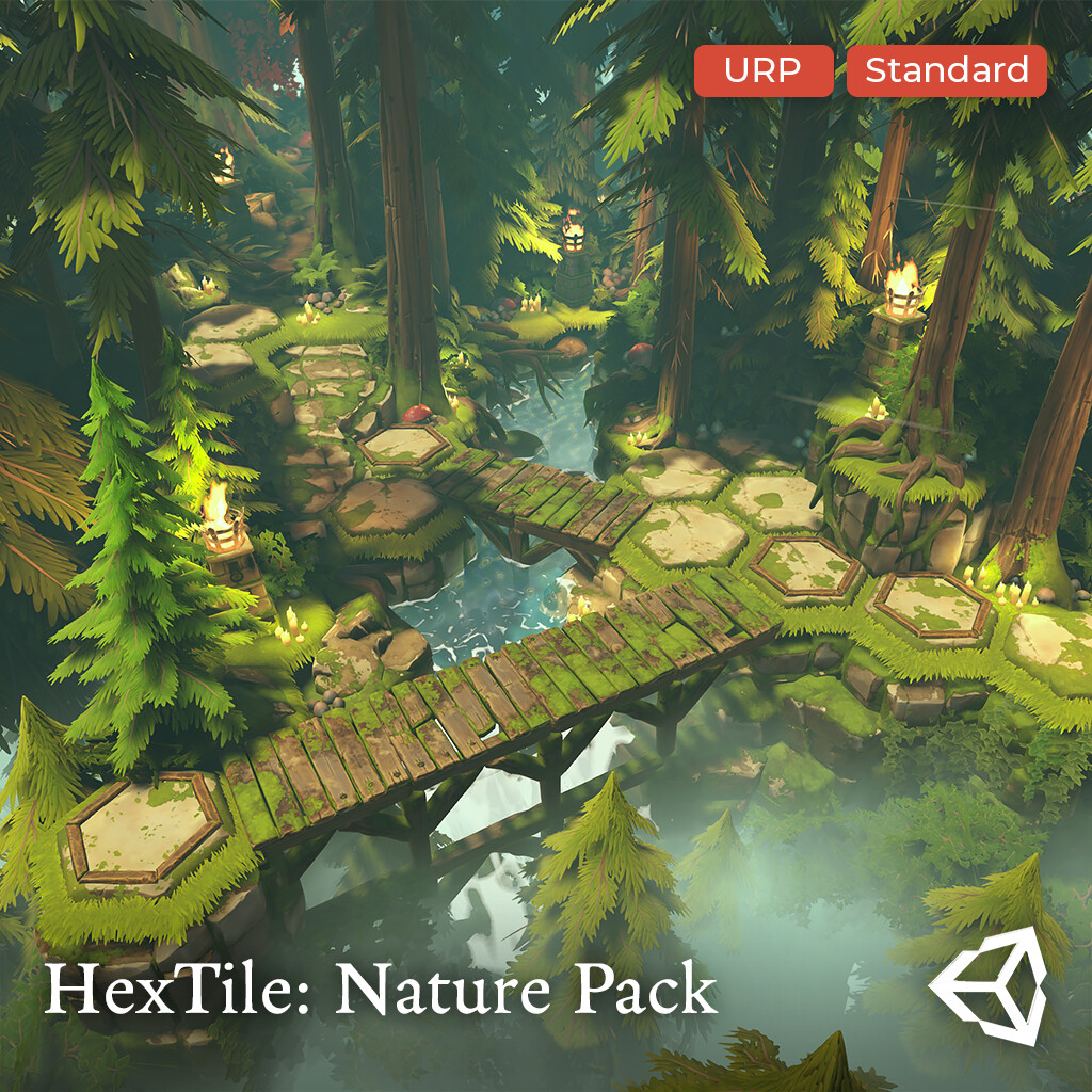 HexTile: Nature Pack - Environment Asset Pack for Unity