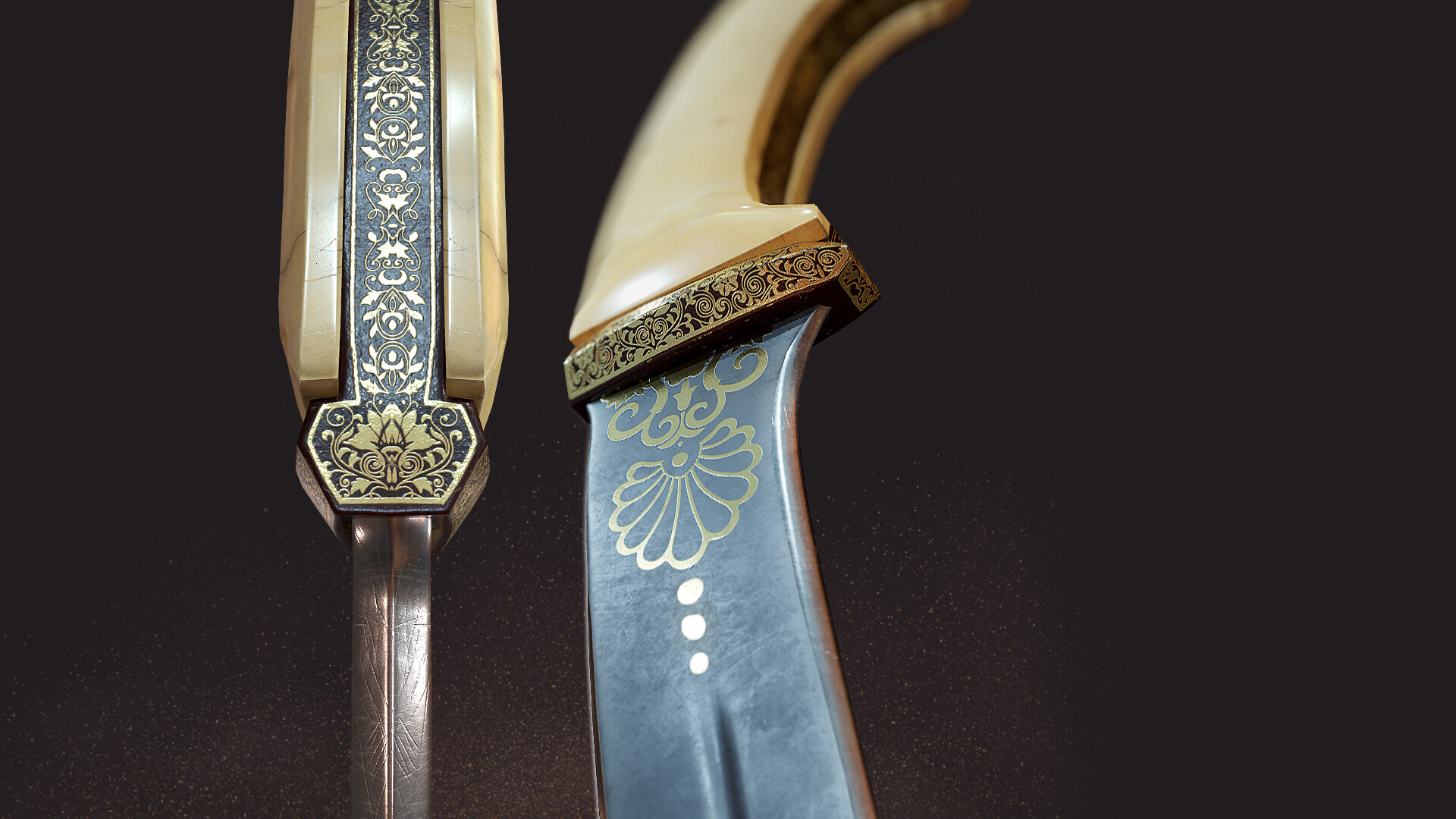ArtStation Arabic knife