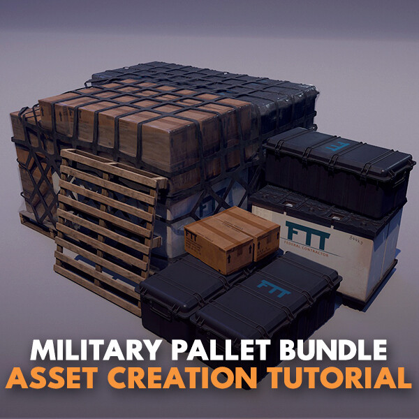 NEW TUTORIAL - Military Game Asset Creation in Blender &amp; Marmoset