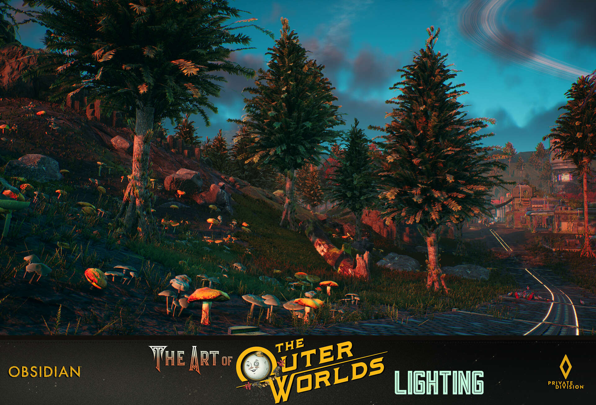 Artstation The Outer Worlds Lighting Roseway Forest