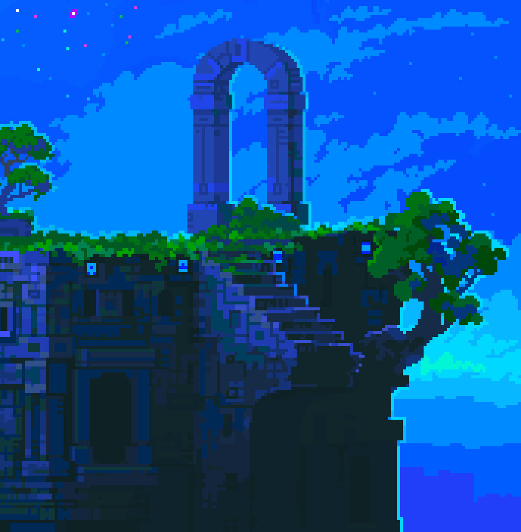 ArtStation Towers Pixel Art