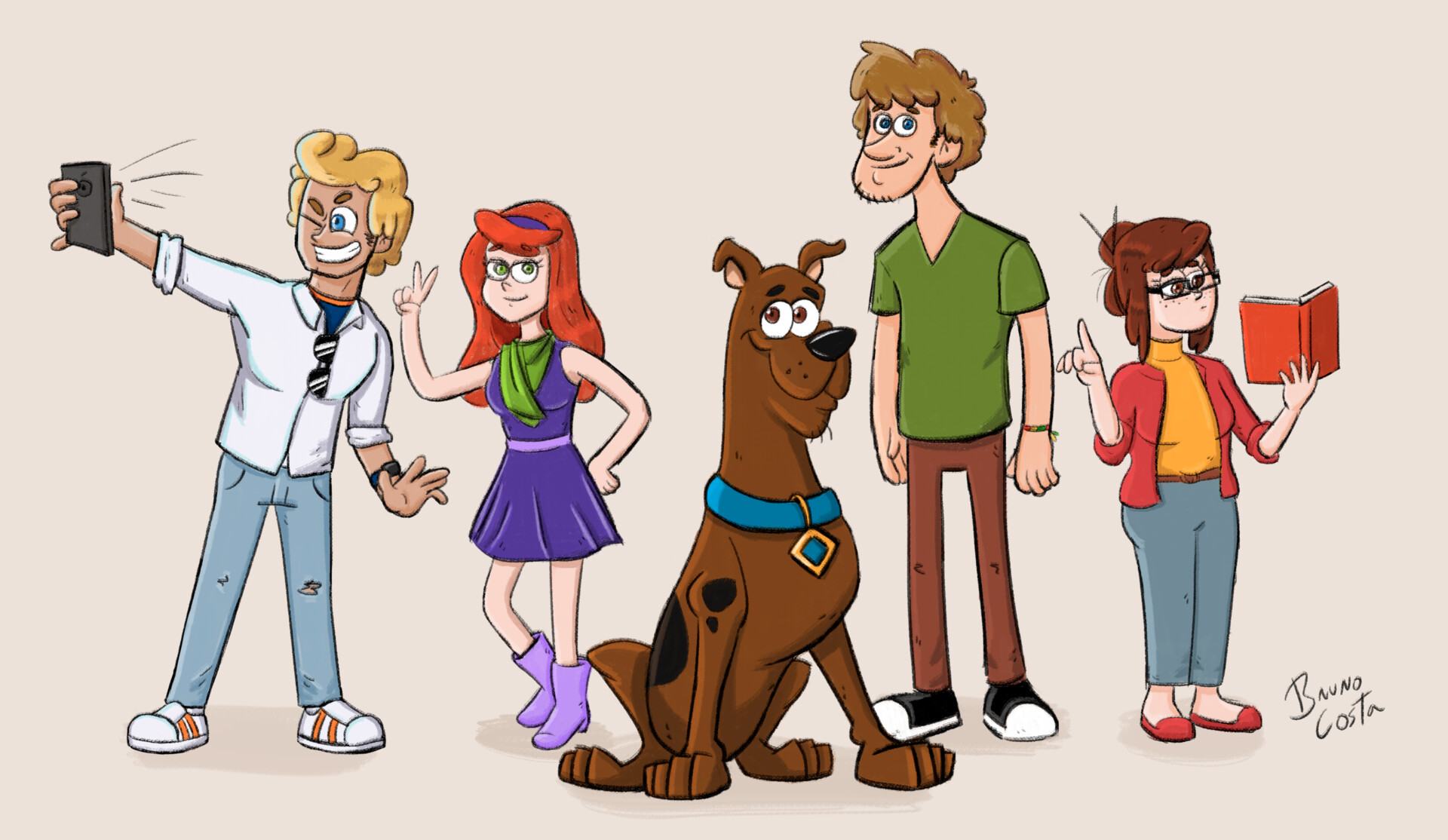 ArtStation - Modern Scooby-Doo