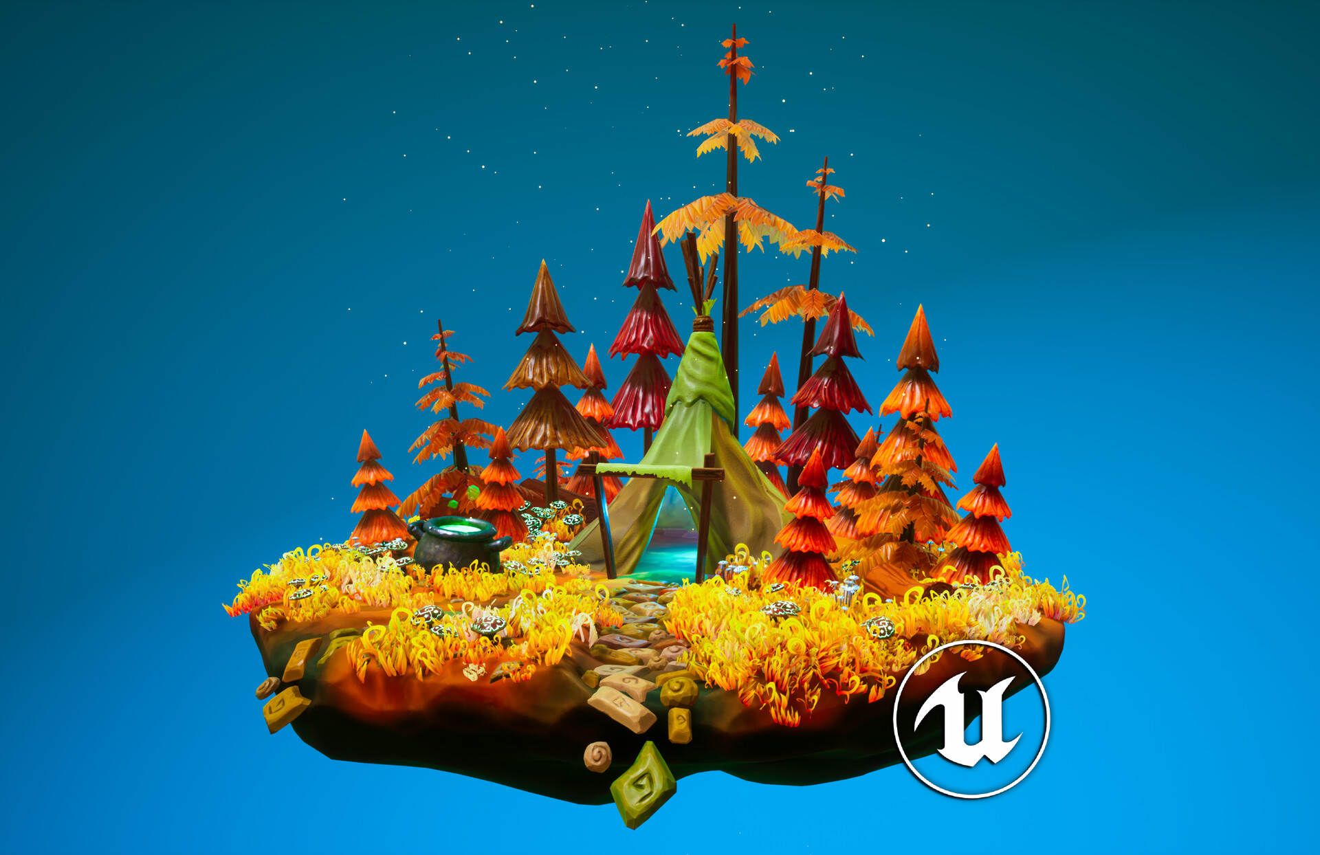 Autumn in the Cerrado - Diorama - Finished Projects - Blender