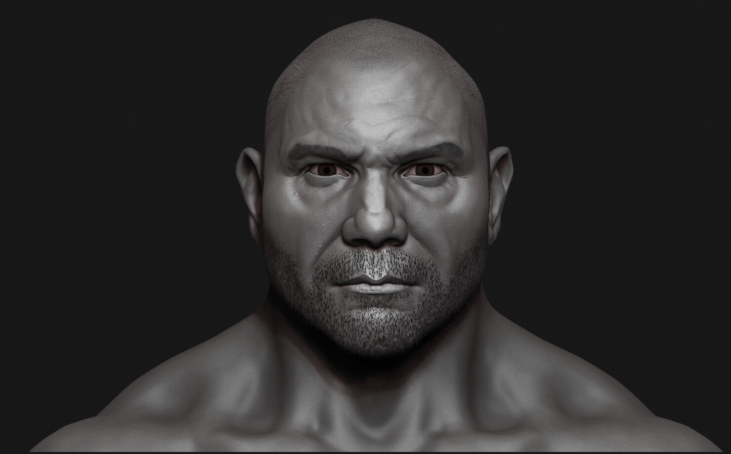 Dave Bautista aparece com visual intimidador na primeira imagem do