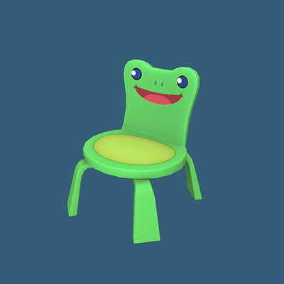 Froggy Chair in Animal Crossing: New Horizons (Fan Art)