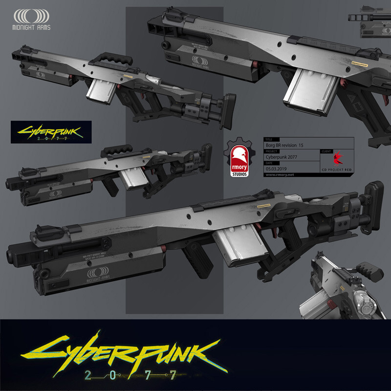 Kris Thaler Cyberpunk 2077 Borg Battle Rifle