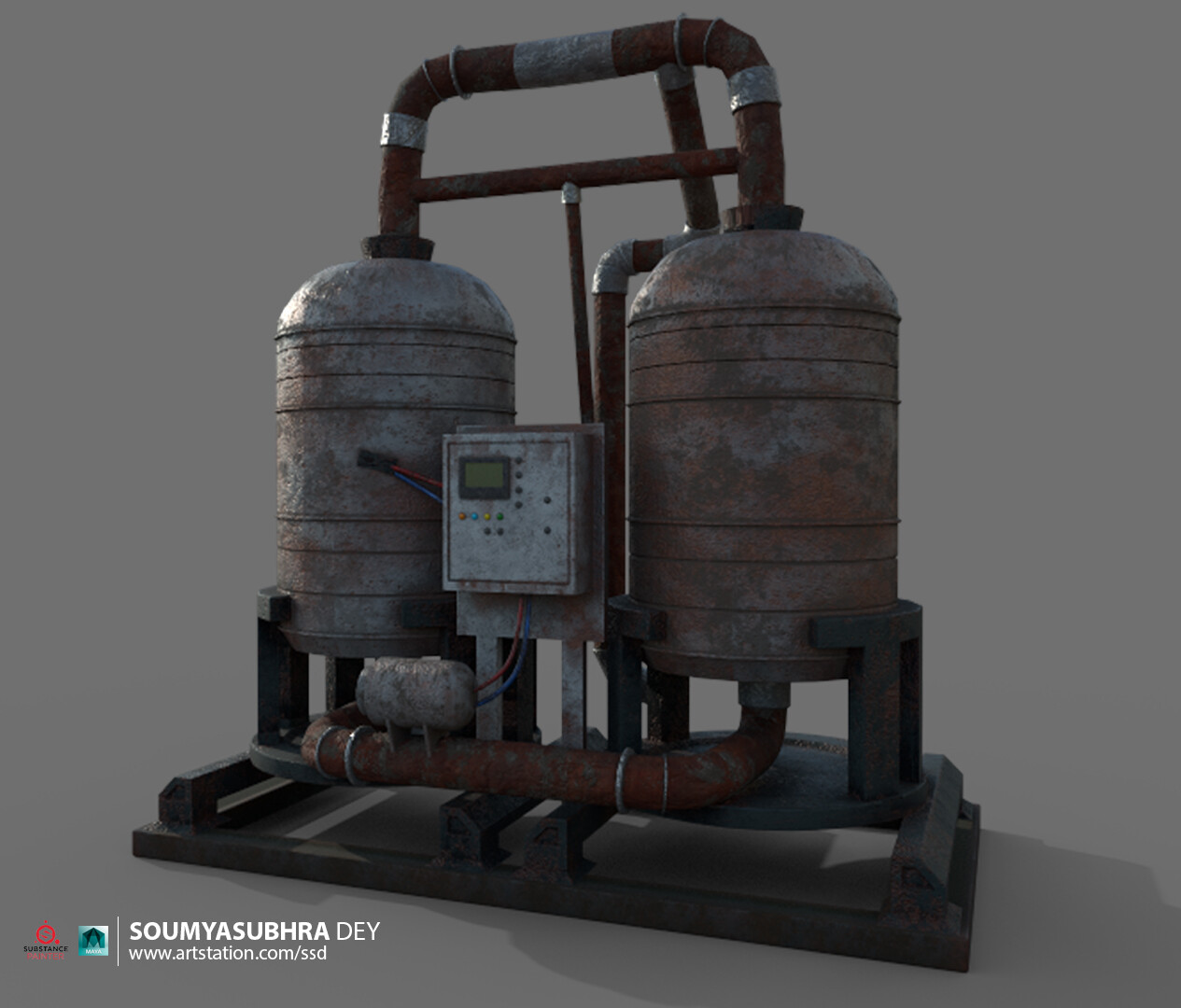 ArtStation - Chemical Cylinder