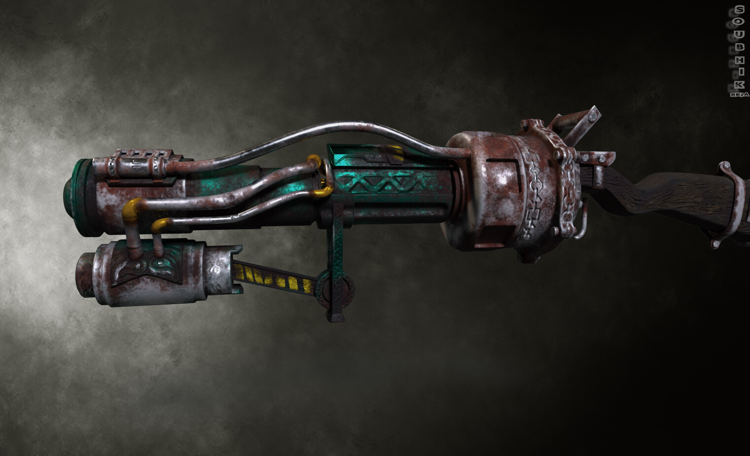 ArtStation - Rusted weapon