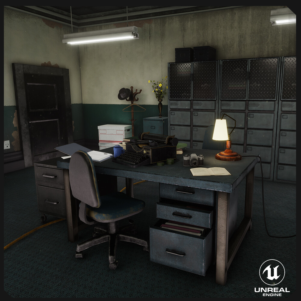 ArtStation RE2 Save Room Fan Art