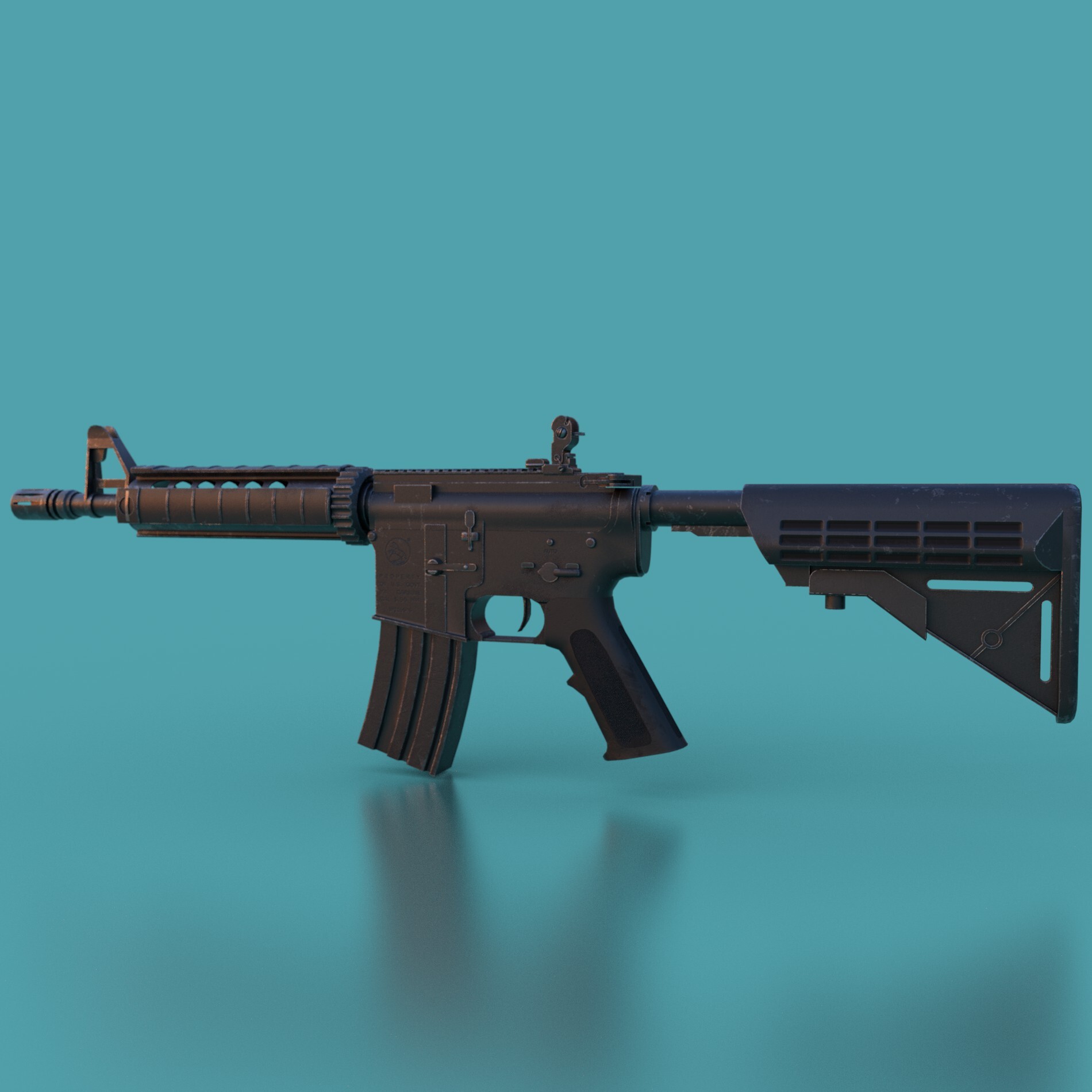 ArtStation - [2021] Colt M4 SOPMOD 1