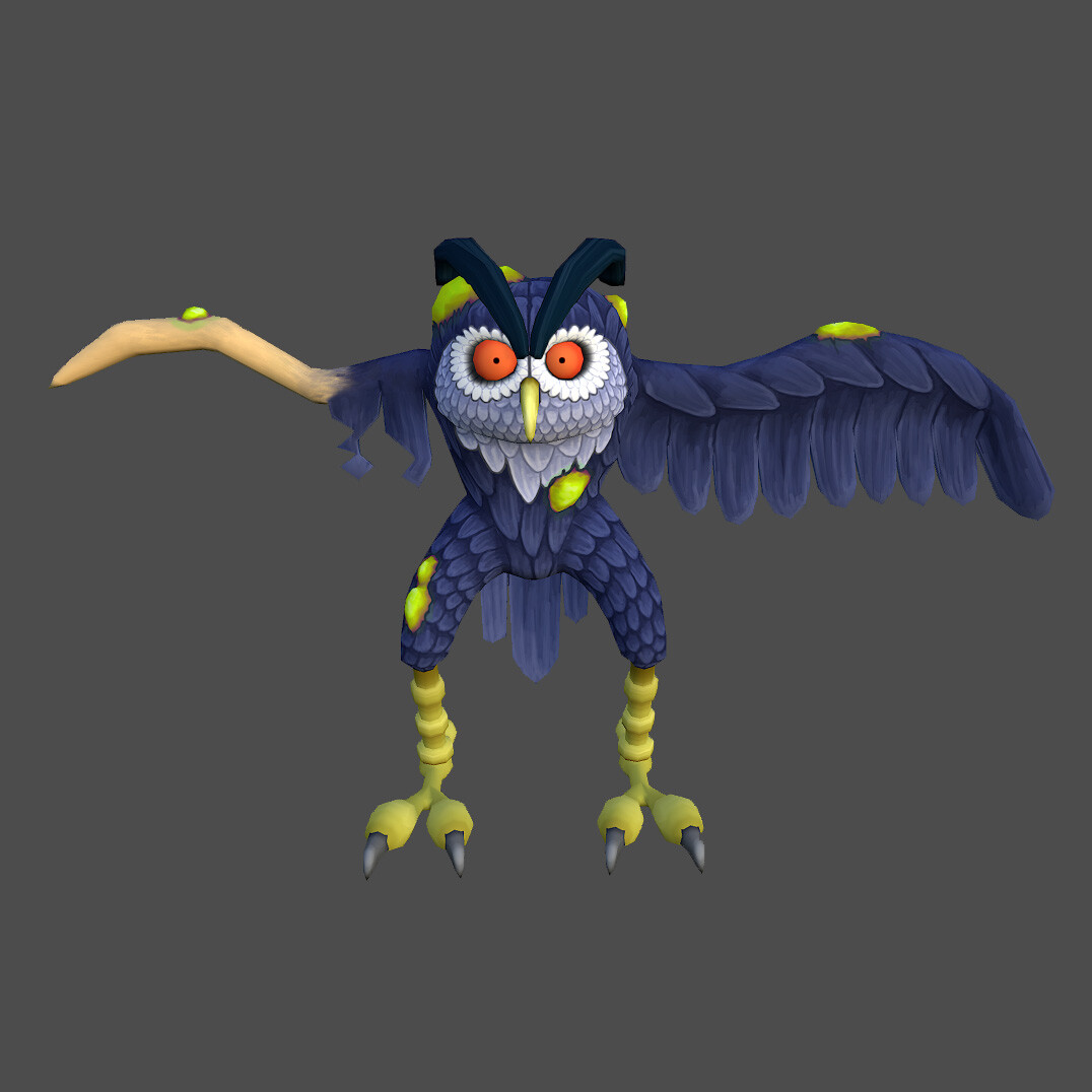 ArtStation Carlito Owl enemy
