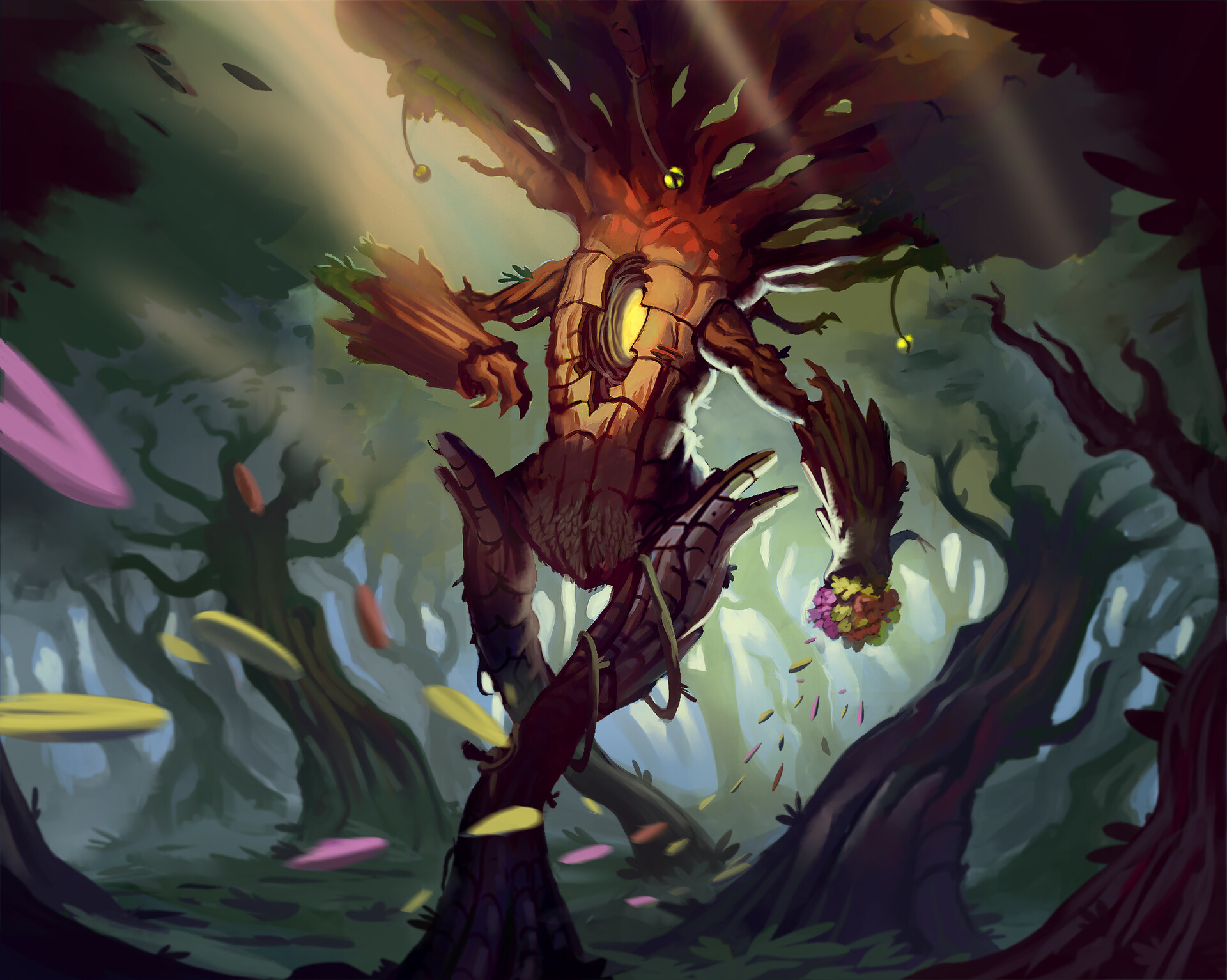 ArtStation - Ironroot Treefolk - Redesign