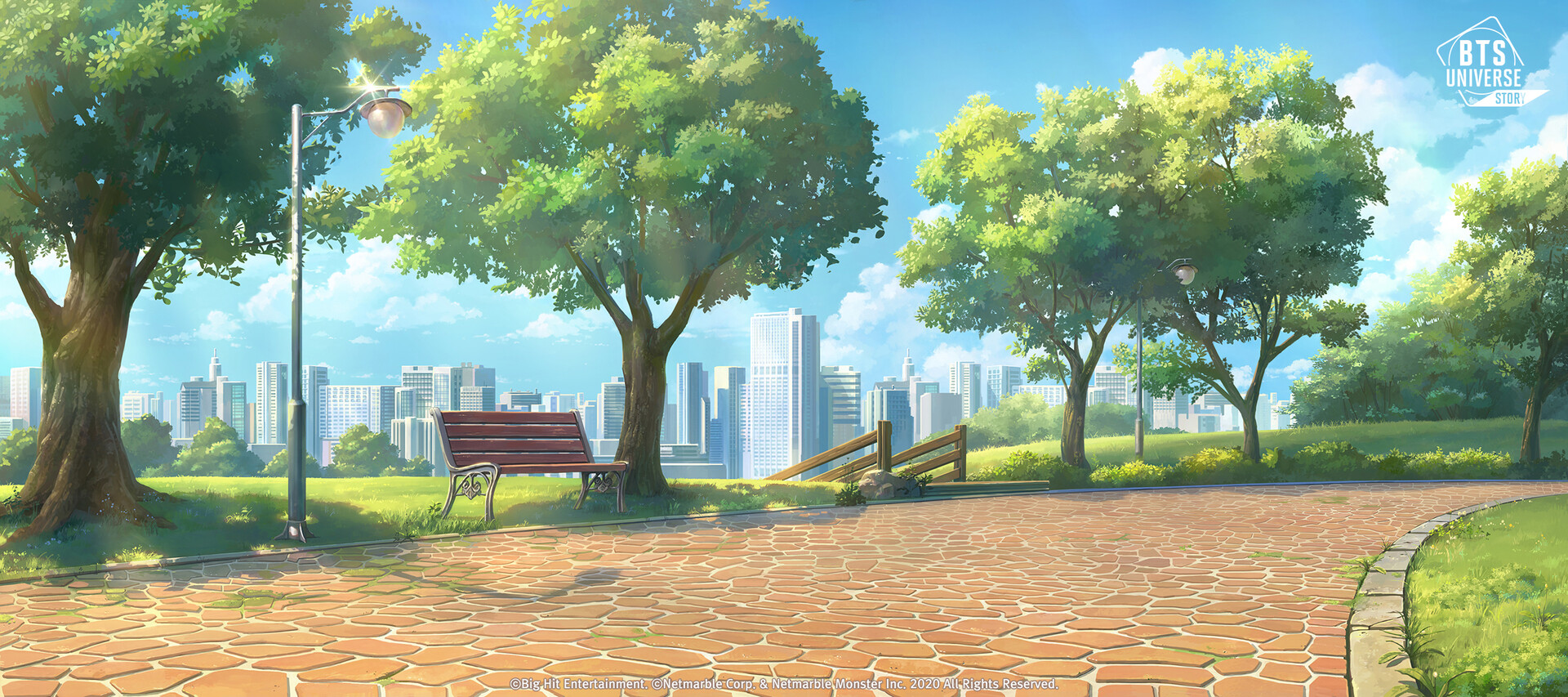 Anime Park Background  EPS Illustrator SVG  Templatenet