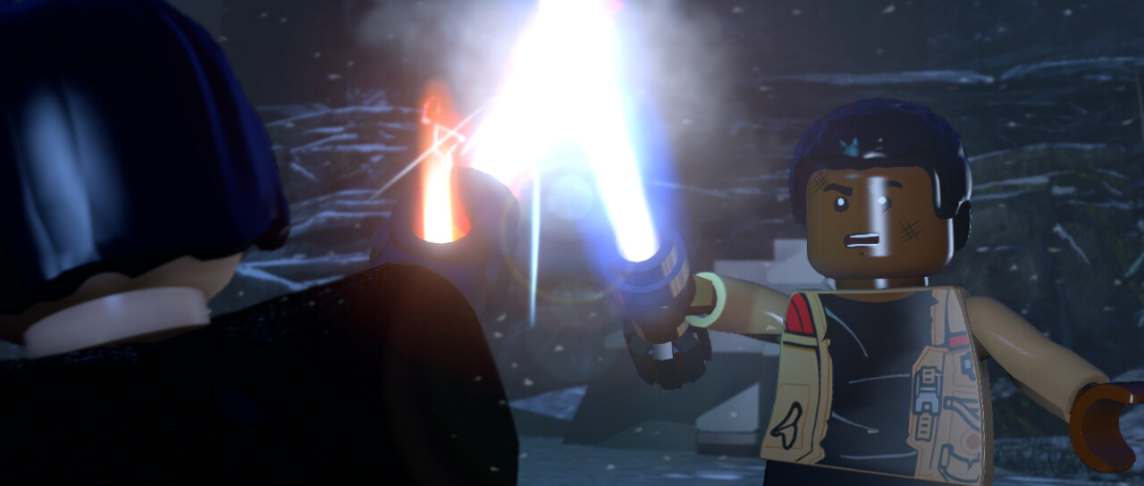 Lego Star Wars: Kylo Ren and Finn light saber duel
