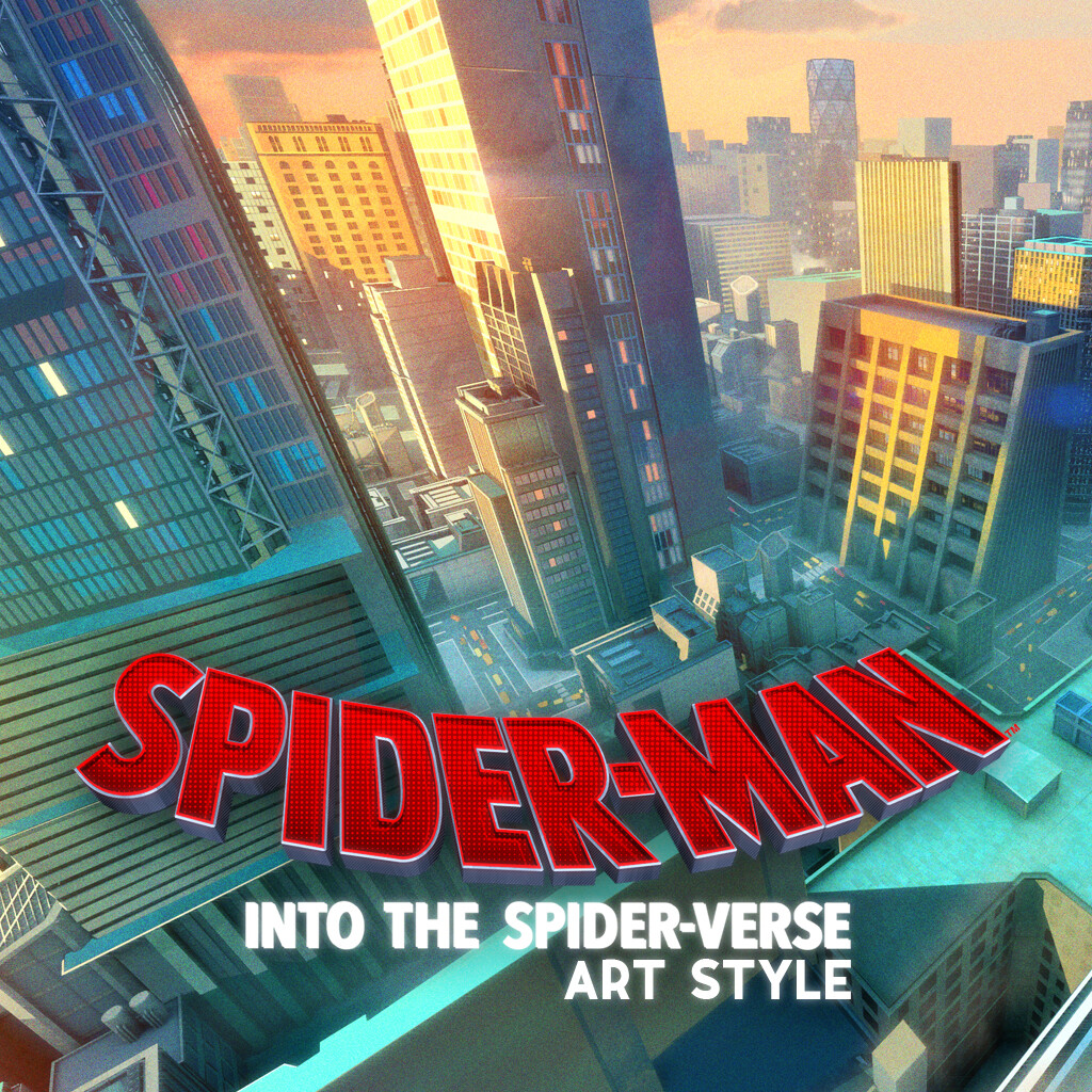 ArtStation - Spiderverse - Art Style