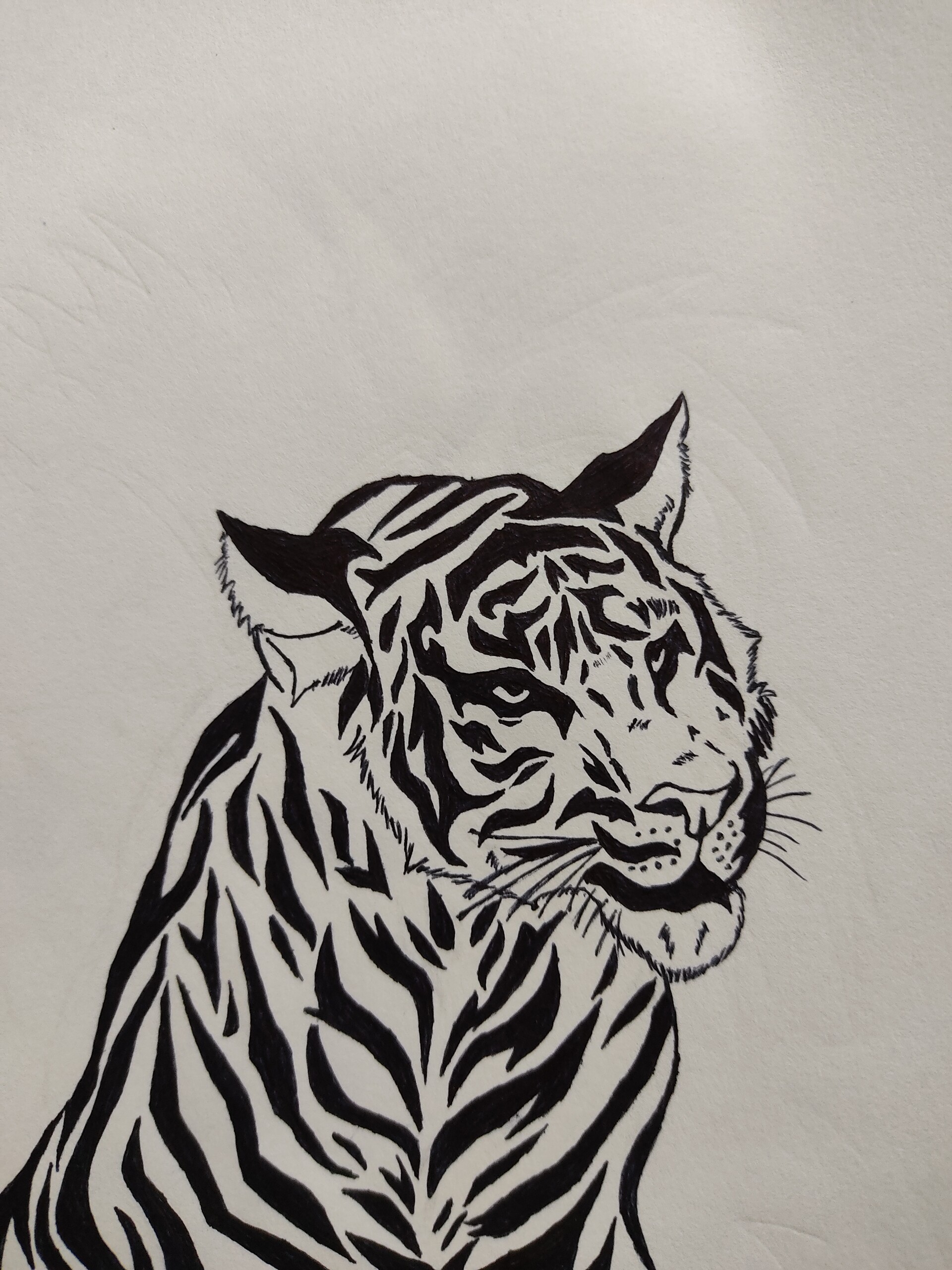 ArtStation - Black tiger tattoo