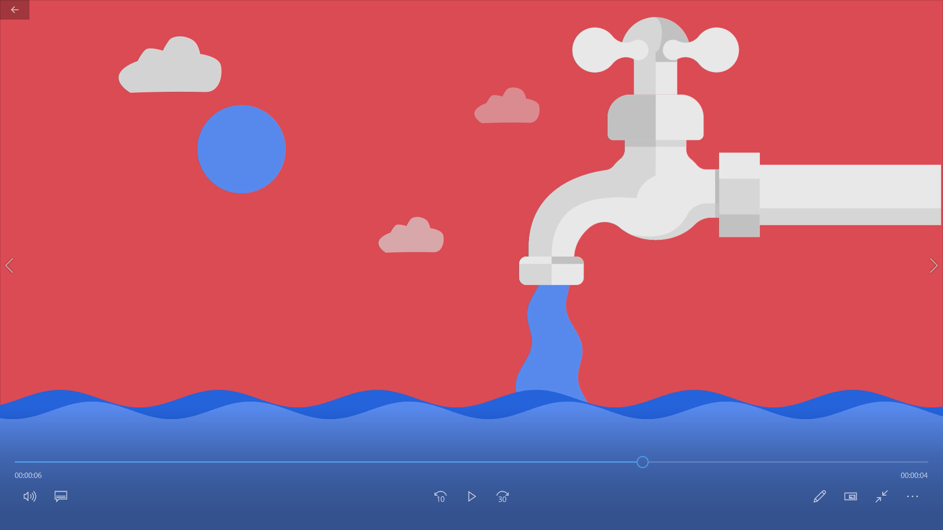 ArtStation - Water Tap 2D Motion Design Animation