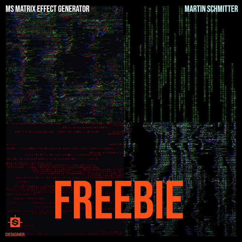 Freebie - MS Matrix/Glitch Effect  Generator