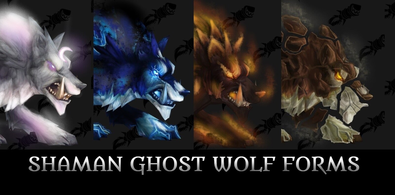 [Fan Concept] Shaman Ghost Wolf Forms