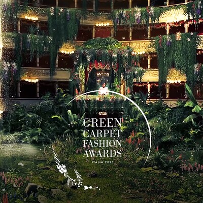 Green Carpet Fashion Awards 2020 - Environment QC & Butterflies