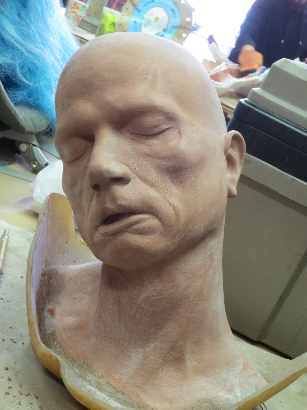 Hanging Head Body Prop Sculpture