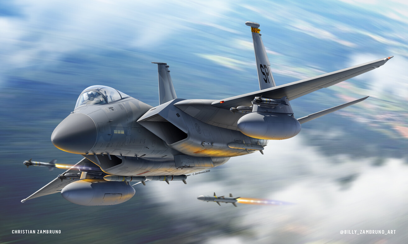 ArtStation - McDonnell Douglas F-15C Eagle