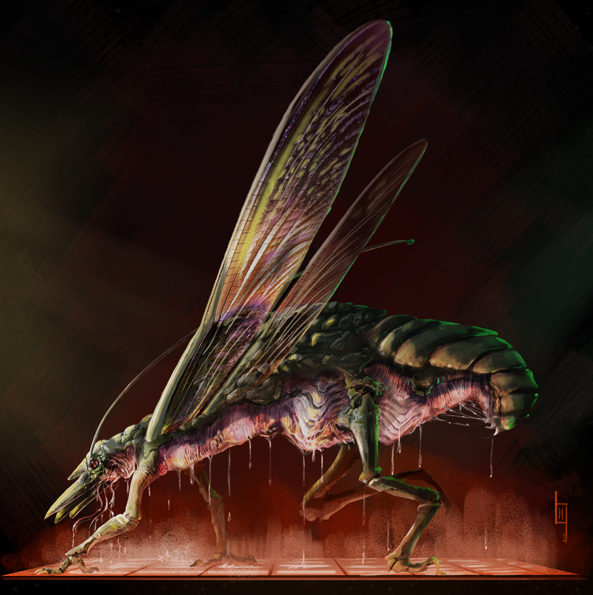 ArtStation - Insectoid (Speed Creature Design 2021)