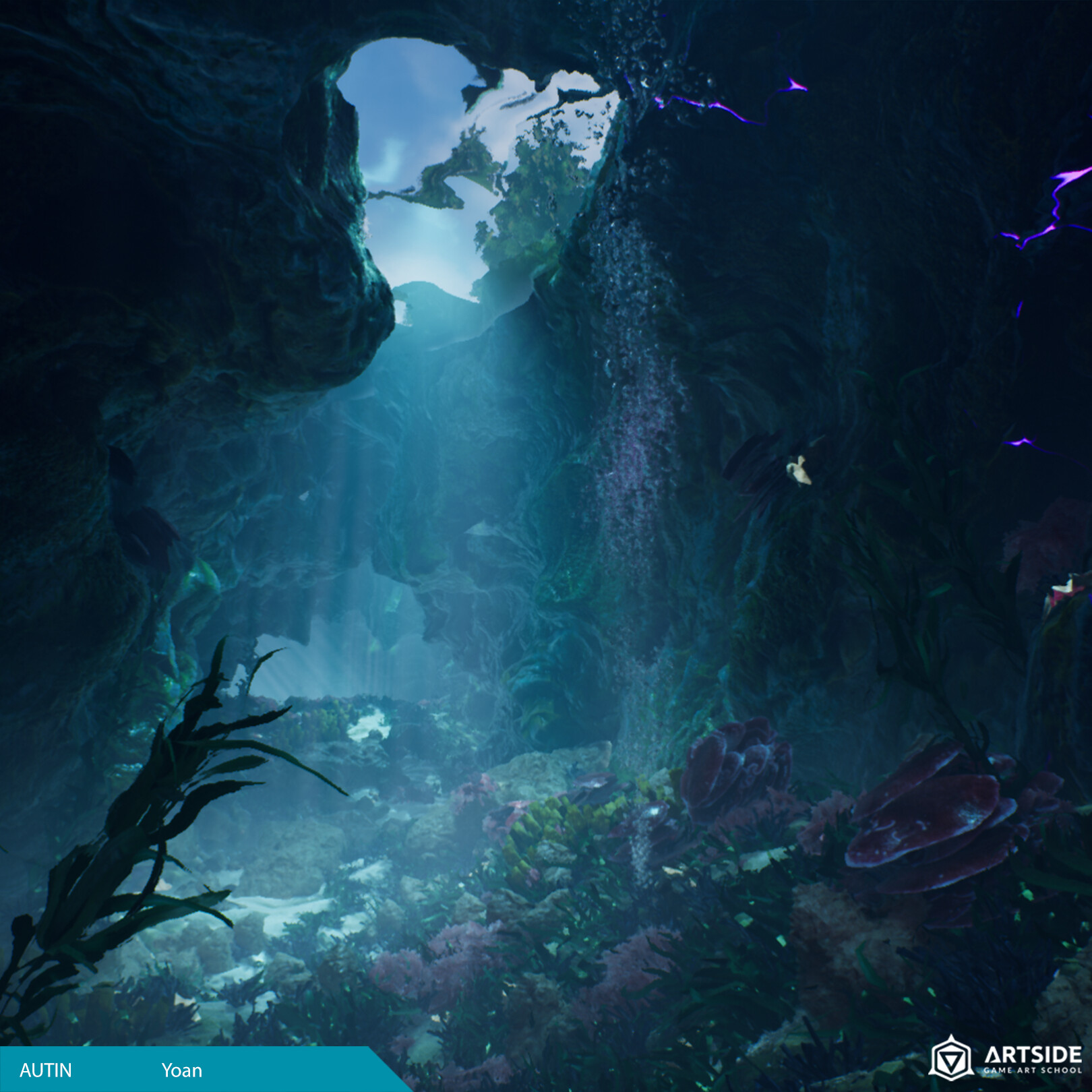 ArtStation - UnderwaterCavern [UE4]