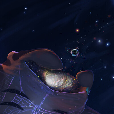 Pawel kozera pawel kozera space manta ray devilfish nebula 01 s detail
