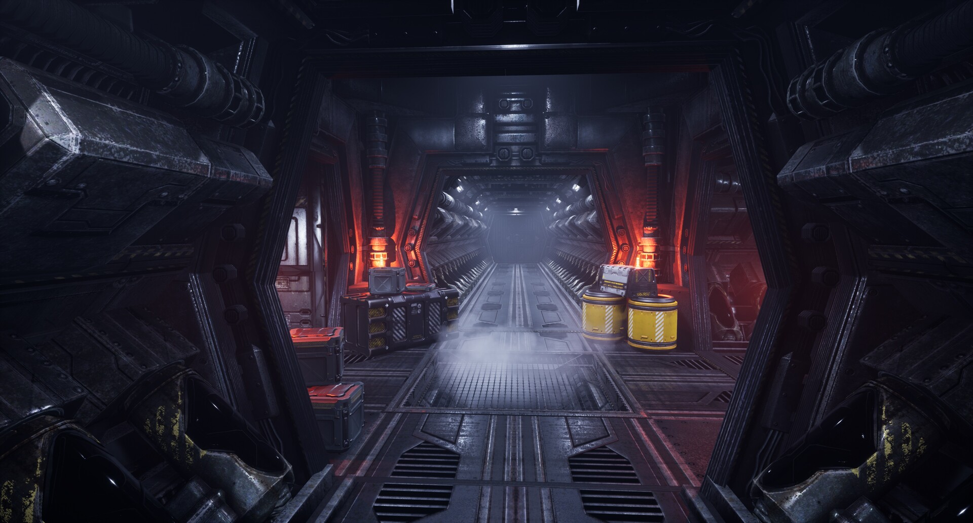 ArtStation - Sci-Fi Spaceship Interior Remastered / Unreal Engine 4