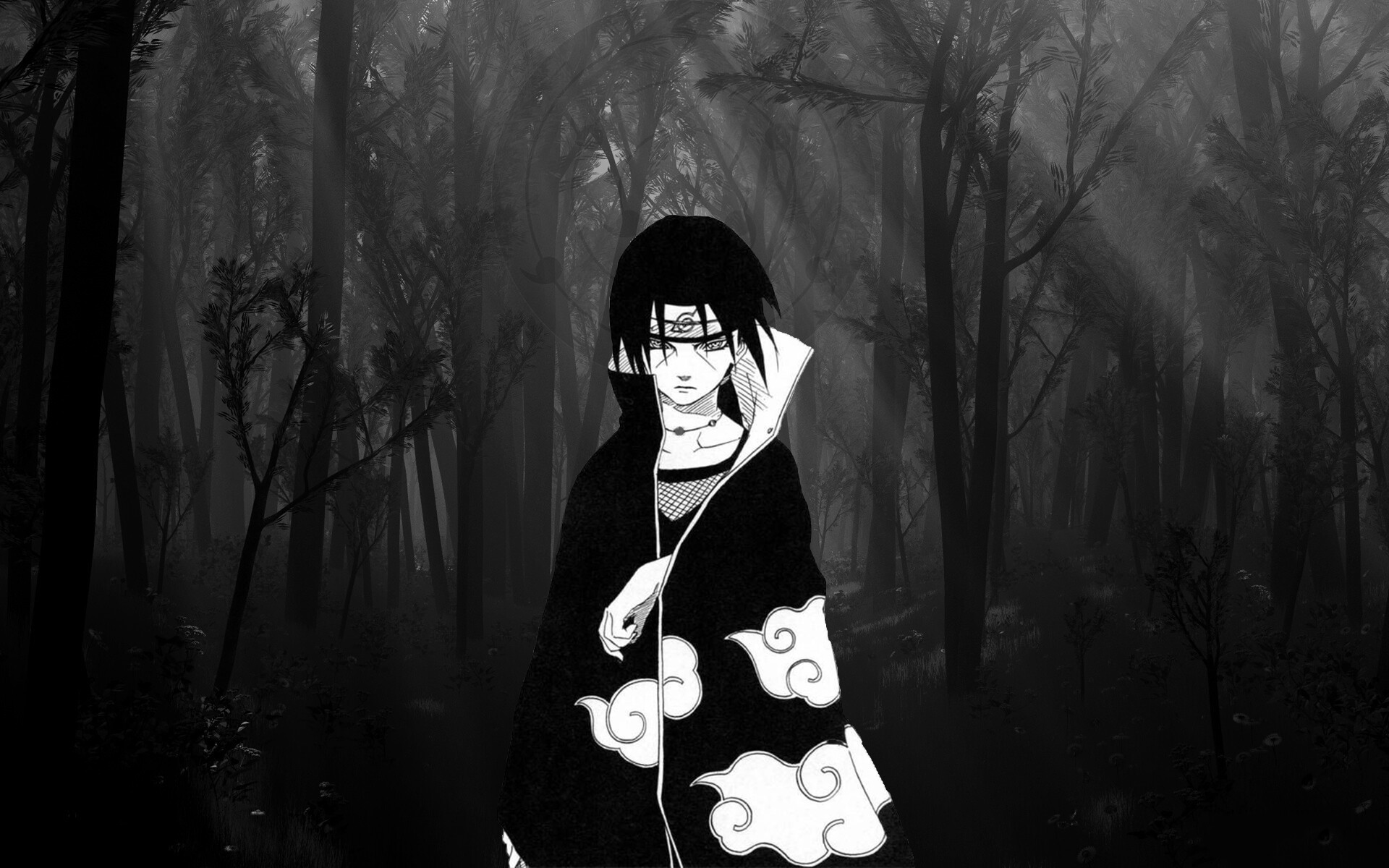 ArtStation - İtachi Uchiha Manga Wallpaper Fanart