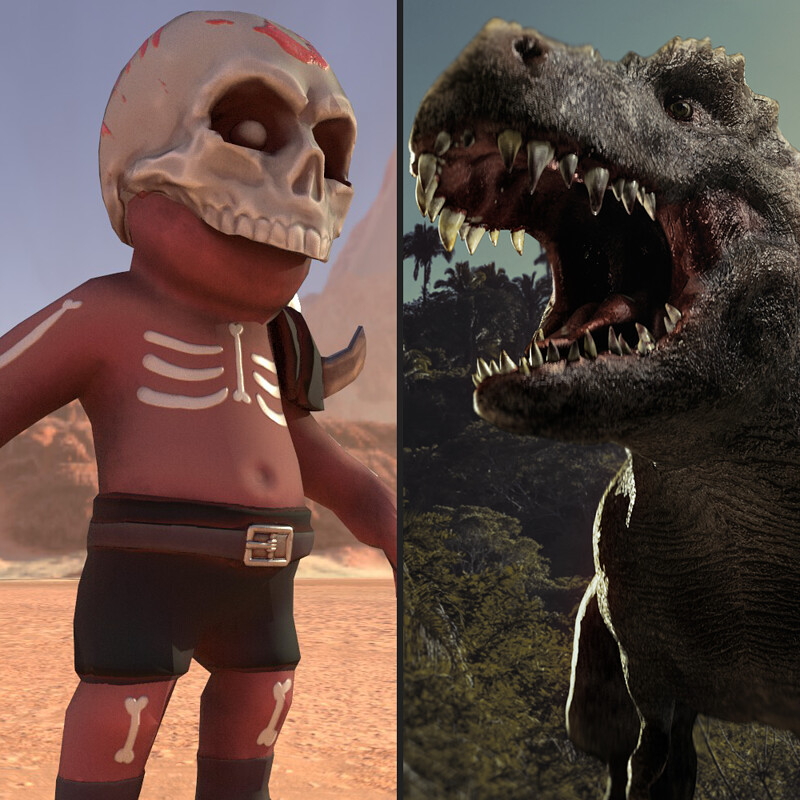 T-Rex & Skullboy