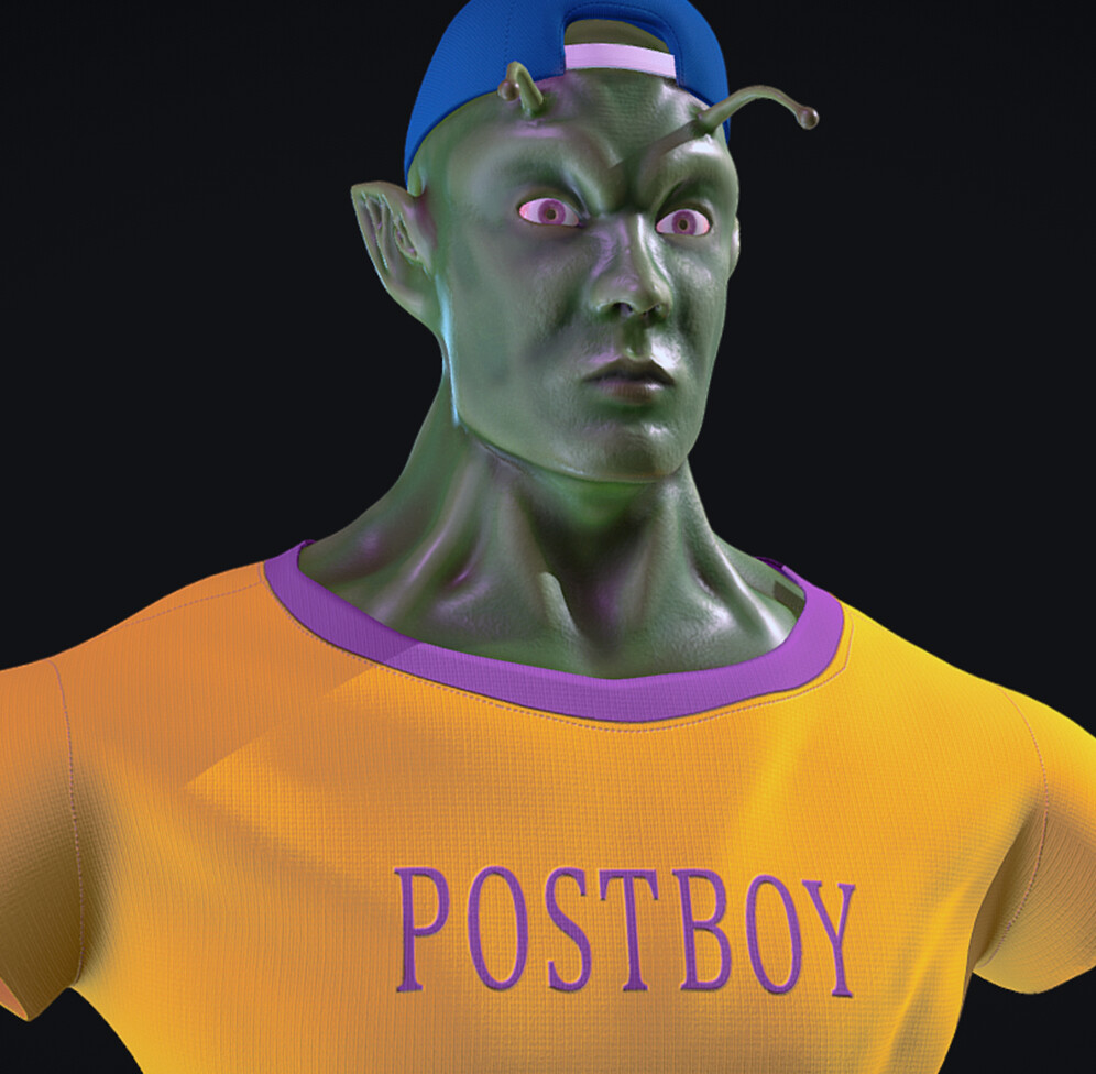 Artstation Postboy Piccolo Bust